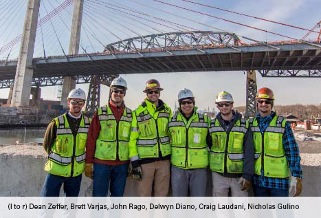 LiRo-Hill was the on-site Quality Control Team for SKE during construction of the new Kosciuszko Bridge replacement project. 