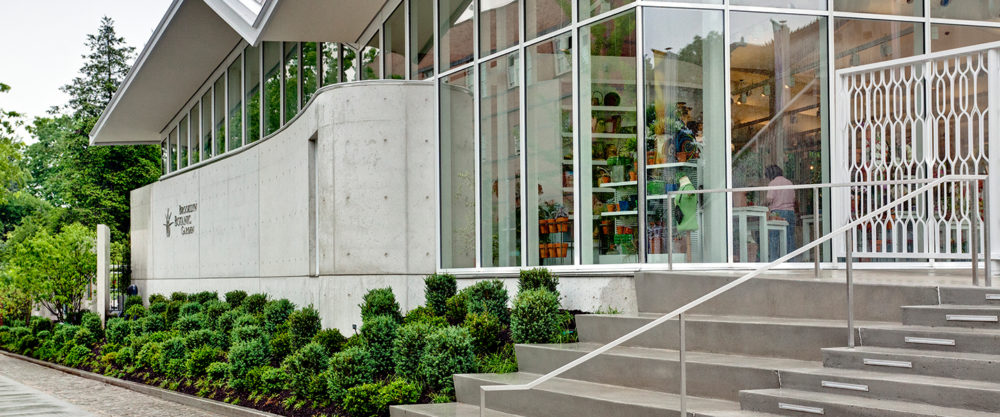 LiRo-Hill provided pre-construction, construction, and post-construction management services for the Brooklyn Botanic Garden Visitor Center.