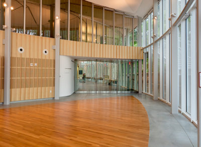 LiRo-Hill provided pre-construction, construction, and post-construction management services for the Brooklyn Botanic Garden Visitor Center.