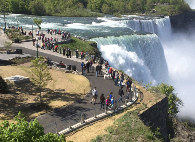 LiRo-Hill served as construction manager for the Niagara Falls State Park Facilities and Landscape Rehabilitation project for the American Falls in New York.