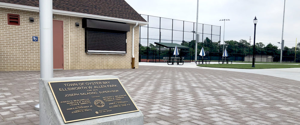 LiRo-Hill completed a contaminated property cleanup and park construction project in Oyster Bay, NY for Ellsworth W. Allen Park (Liberty Site).