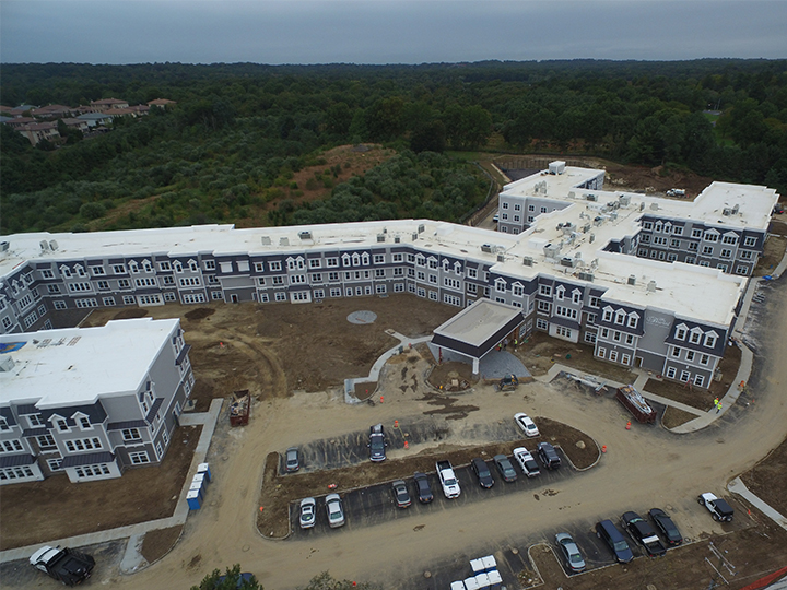 LiRo provided all land surveying services for The Engel Burman Group at the new 280-unit assisted living project called The Bristal and The Bristal Grand at Jericho.